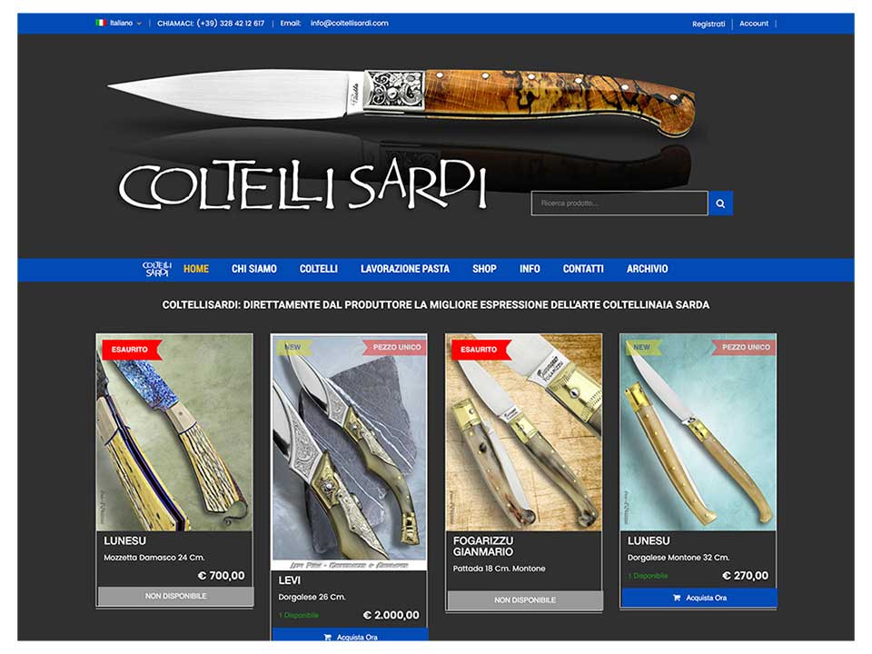 coltellisardi.com sito web