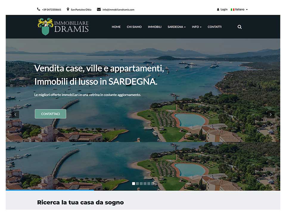 immobiliaredramis.com sito web
