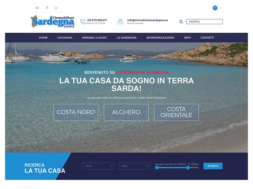 immobiliaresardegna.eu sito web